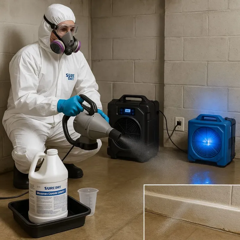 Sanitization and Odor Removal process in Winterport, ME